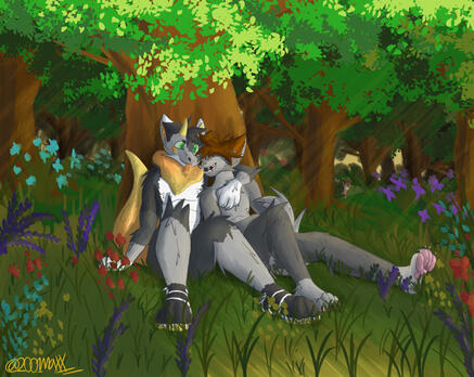 fullbody, shaded, detailed background, multiple characters